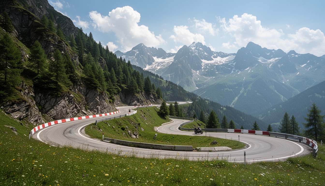 Itinerario in moto da Sondrio al Passo dello Stelvio sulla SS38 attraverso la Valtellina